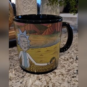 Rick and Morty Character Mug Adult Swim EUC